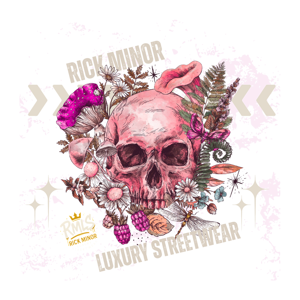 "Flowered Skull" Hoodie – Signature Mini Edition