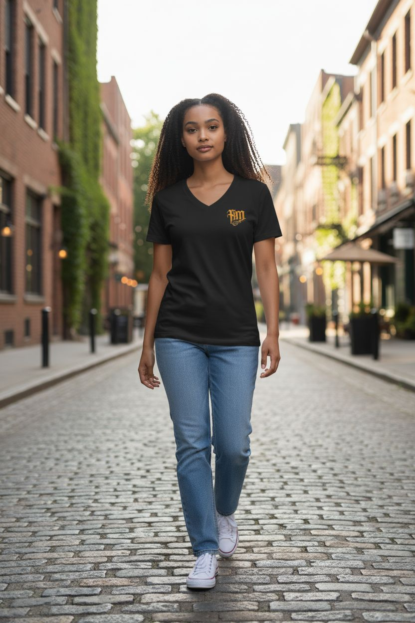 Rick Minor "Mic Edition" Women's V-Neck Tee
